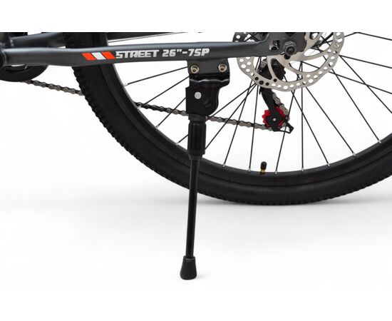 Велосипед Delta Street 26 (серый), Цвет: серый, Размер рамы: 14", изображение 10