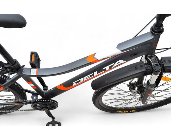 Велосипед Delta Street 26 (серый), Цвет: серый, Размер рамы: 14", изображение 4