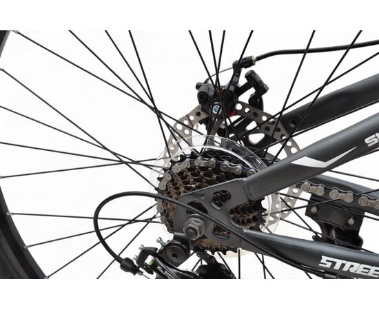 Велосипед Delta Street 26 (серый), Цвет: серый, Размер рамы: 14", изображение 8