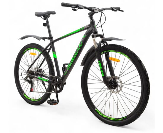 Велосипед Delta Vision 29 (черный/зеленый), Цвет: зелёный, Размер рамы: 20", изображение 2