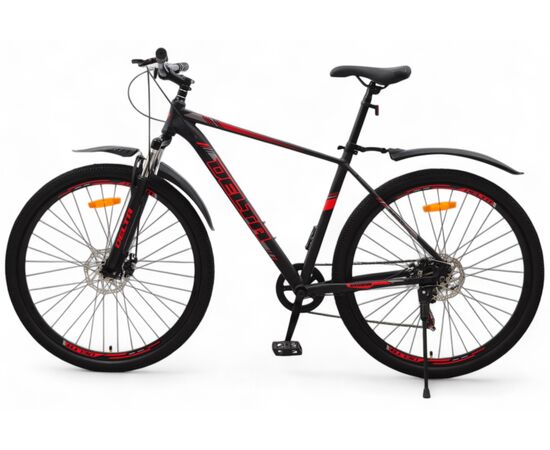 Велосипед Delta Vision 29 (черный/красный), Цвет: красный, Размер рамы: 20", изображение 3