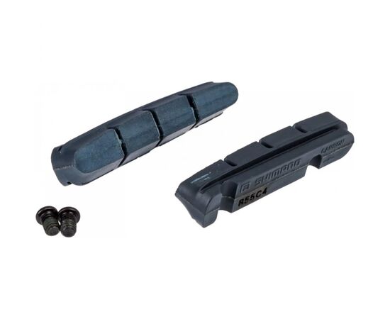 Вкладыши тормозные Shimano R55C4, 2 пары, для карбоновых ободов, изображение 2