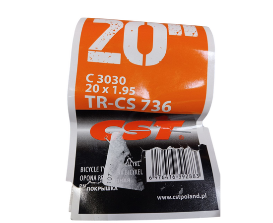 Покрышка велосипедная CST 20X1.95 C-3030 IRON KID, изображение 9