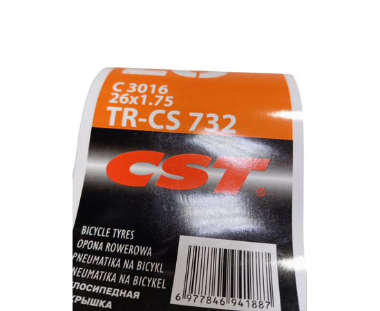 Покрышка велосипедная CST 26X1.75 C-3016 CITY PARKOUR, изображение 11