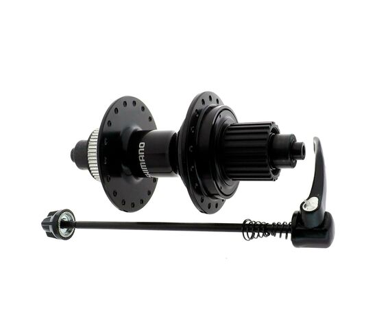Втулка задняя Shimano MT401, 32 отв., 12ск. (M. Spline), Center Lock, QR:173 мм, OLD:135мм (черный)