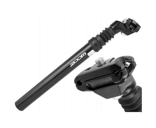 Штырь подседельный ZOOM SPS-C372 (D28.6, L-350, чёрный), Цвет: черный, Диаметр: 28.6, Длина: 350, изображение 2