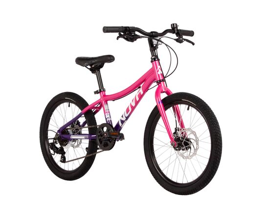 Детский велосипед Novatrack Katrina 6.D 20" (2025, фуксия-фиолетовый), Цвет: розовый, Размер рамы: 10", изображение 2