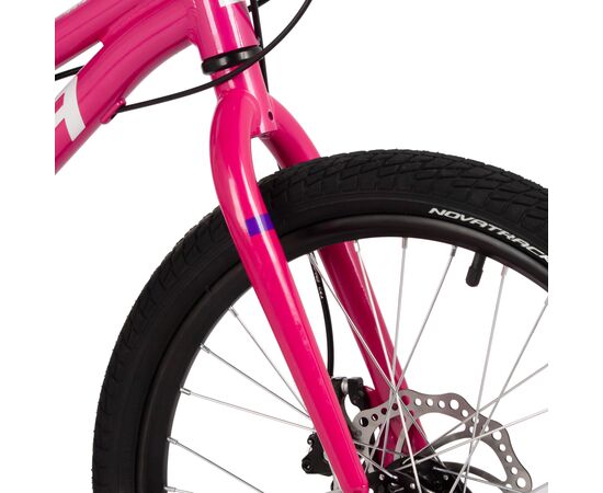 Детский велосипед Novatrack Katrina 6.D 20" (2025, фуксия-фиолетовый), Цвет: розовый, Размер рамы: 10", изображение 4