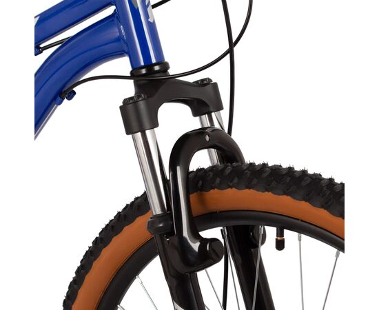 Подростковый велосипед FOXX CAIMAN JR 24" (синий), Цвет: синий, Размер рамы: 12", изображение 4