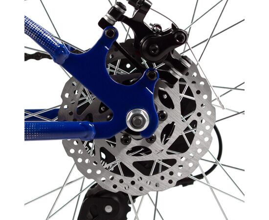 Подростковый велосипед FOXX CAIMAN JR 24" (синий), Цвет: синий, Размер рамы: 12", изображение 8