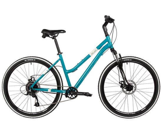 Велосипед FOXX MELISA 26" (зеленый), Цвет: бирюзовый, Размер рамы: 15"