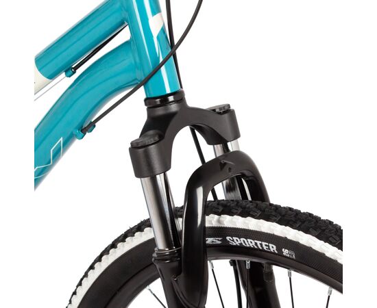 Велосипед FOXX MELISA 26" (зеленый), Цвет: бирюзовый, Размер рамы: 15", изображение 4