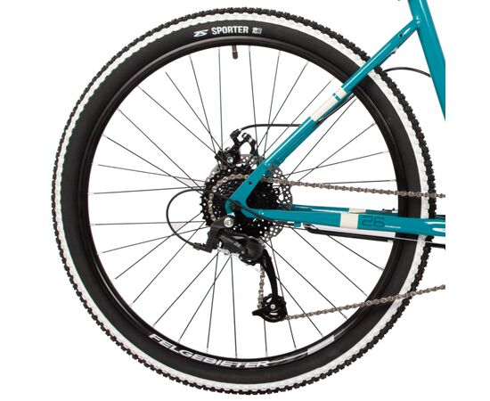 Велосипед FOXX MELISA 26" (зеленый), Цвет: бирюзовый, Размер рамы: 15", изображение 5