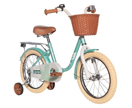 Детский велосипед Novatrack Maple 16" (2025, светло бирюзовый), Цвет: бирюзовый, Размер рамы: 10,2", изображение 2