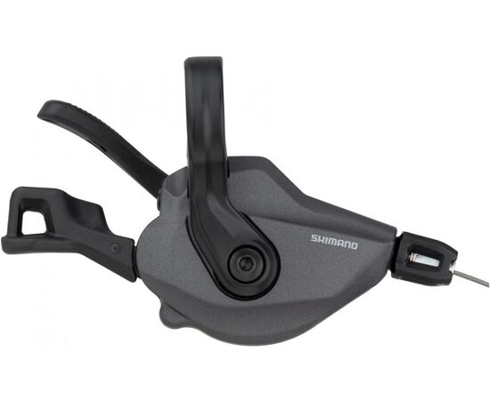 Манетка Shimano SL-M8100 (хомут, правая, чёрный, 12 ск., тросик и оплетка), изображение 2