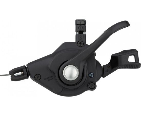 Манетка Shimano SL-M8100 (хомут, правая, чёрный, 12 ск., тросик и оплетка), изображение 3