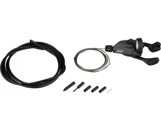 Манетка Shimano SL-M8100 (хомут, правая, чёрный, 12 ск., тросик и оплетка), изображение 4