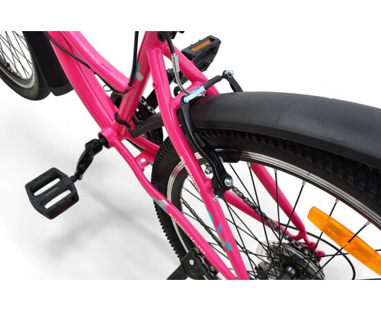 Велосипед Delta Butterfly 24 (розовый), Цвет: розовый, Размер рамы: 14", изображение 4