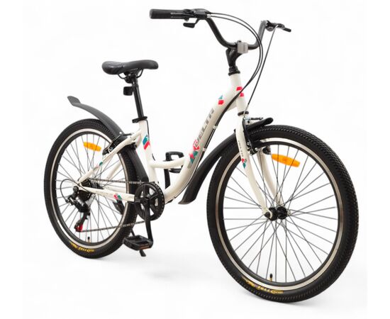 Велосипед Delta Butterfly 24 (белый), Цвет: белый, Размер рамы: 14", изображение 2