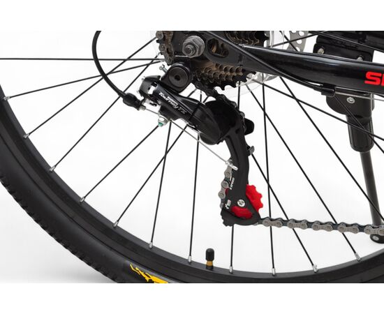 Велосипед Delta Street 27.5 (черный/красный), Цвет: красный, Размер рамы: 17", изображение 5