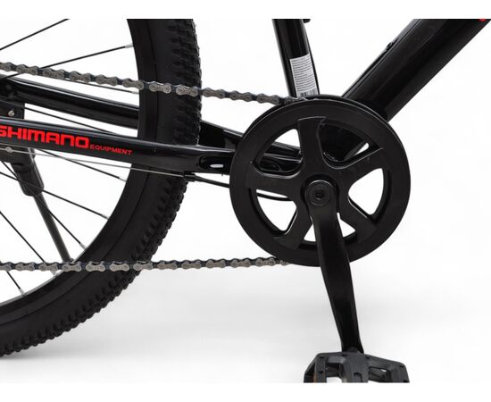 Велосипед Delta Street 27.5 (черный/красный), Цвет: красный, Размер рамы: 17", изображение 6