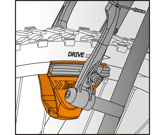 Тюнер тормозных колодок IceToolz #55B1 Croco, изображение 2