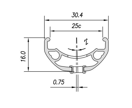 Обод Mach1 KLIXX 25 29" (622x25), 32 отв., FV, пистонированный, disc, ETR (чёрный), изображение 3
