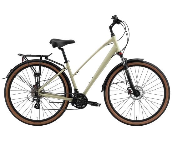 Велосипед Stark'25 Touring 28.2 D LADY (палевый матовый/серый), Цвет: серый, Размер рамы: 15"