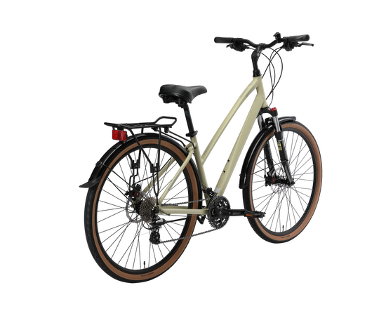 Велосипед Stark'25 Touring 28.2 D LADY (палевый матовый/серый), Цвет: серый, Размер рамы: 15", изображение 2