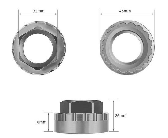 Съемник передней звезды IceToolz #2741 (для SHIMANO XTR|XT|SLX, 91xx,81xx,71xx), изображение 4