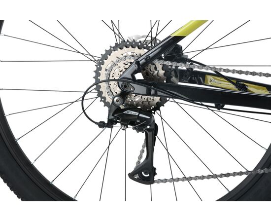 Велосипед FORMAT 1413 29 (2025, черный/зеленый), Цвет: черный, Размер рамы: M, изображение 4