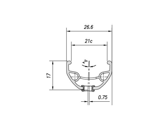 Обод Mach1 KARMA 29" (622x21), 32 отв., AV, пистонированный, disc (чёрный), изображение 3