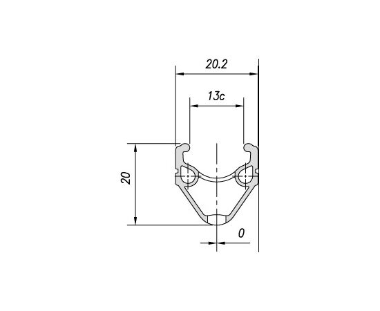 Обод Mach1 CFX 700C (622x13), 32 отв., FV (чёрный), Цвет: черный, изображение 3