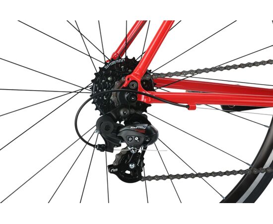 Велосипед FORMAT 2232 700C (2025, красный), Цвет: красный, Размер рамы: 54 см, изображение 5