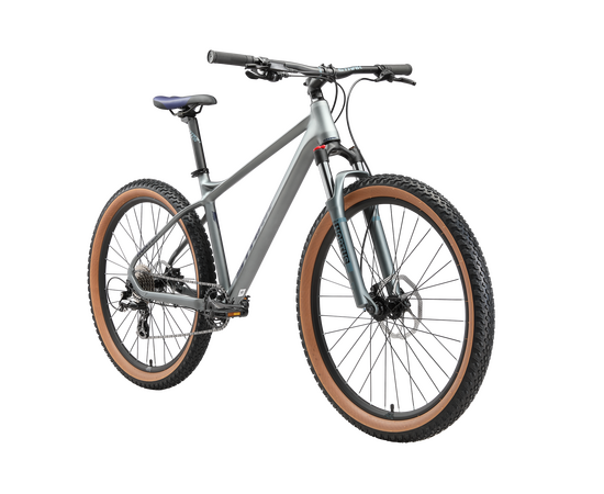 Велосипед Stark'25 Hunter 27.2 + HD (графит матовый/темно-синий), Цвет: графитовый, Размер рамы: 19", изображение 2