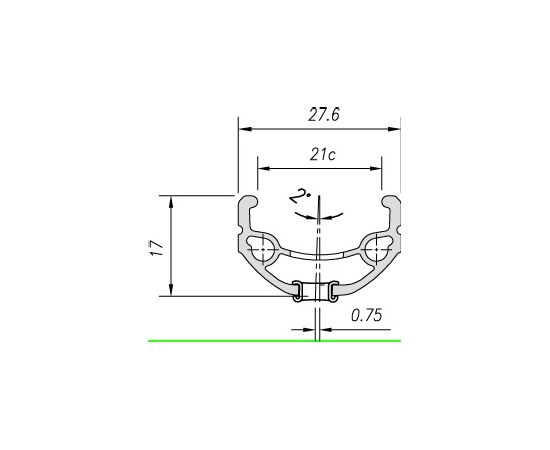Обод Mach1 670 26" (559x21), 36 отв., AV, пистонированный, disc (чёрный), изображение 2