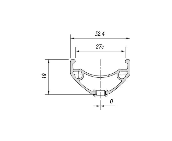 Обод Mach1 CROSS-R 27 29" (622x27), 32 отв., FV, пистонированный, disc, ETR (чёрный), изображение 3