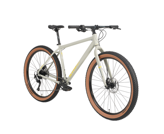 Велосипед Stark'25 Tank 29.3 D+ (серый матовый/желтый), Цвет: серый, Размер рамы: 20", изображение 2