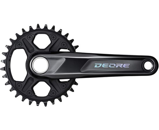 Система шатунов Shimano Deore M6120-1 (для 1x12 ск., 170 мм, интегрированный вал, 32T без каретки, для CL:55мм), изображение 2