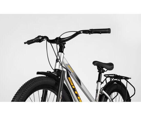 Велосипед SITIS ANY Regit 7SP 27,5" (2025, Grey-Orange-Black), Цвет: серый, Размер рамы: 17", изображение 6