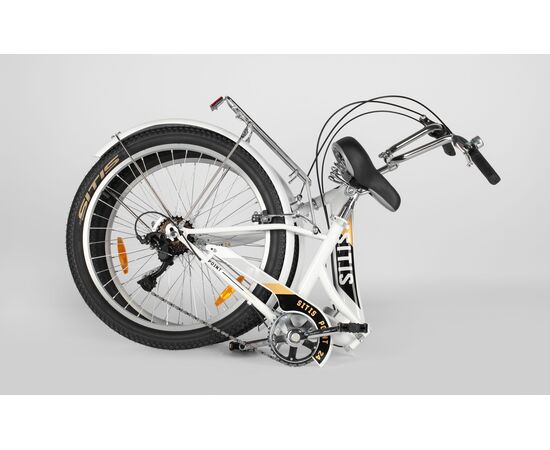 Велосипед SITIS POINT 7SP 24" (2025, White-Black-Beige), Цвет: белый, Размер рамы: 12", изображение 12