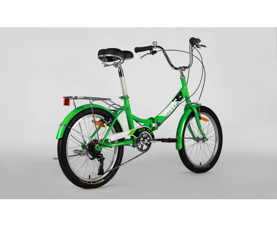 Велосипед SITIS POINT 7SP 20" (2025, Green-White-Black), Цвет: зелёный, Размер рамы: 10", изображение 3