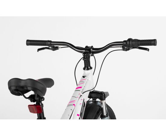 Велосипед SITIS DAISY 7SP 27,5" (2025, White-Black-Purple), Цвет: белый, Размер рамы: 15", изображение 5