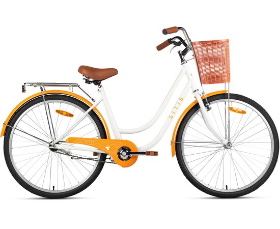 Велосипед SITIS OLA 26" (2025, White-Orange)