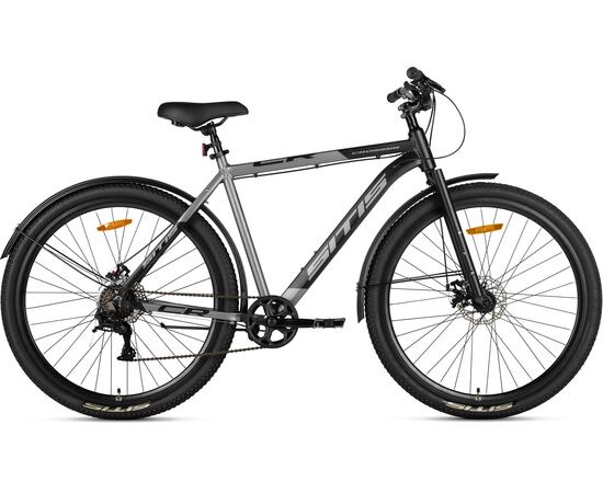 Велосипед SITIS CROSSER SCRMD 9.0R 29" (2025, Black-Grey), Цвет: серый, Размер рамы: 19"