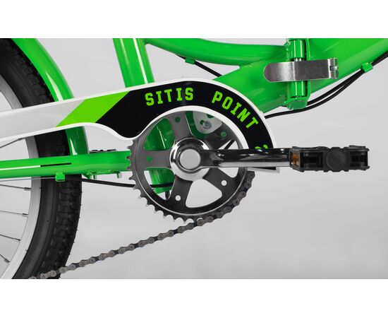 Велосипед SITIS POINT 7SP 20" (2025, Green-White-Black), Цвет: зелёный, Размер рамы: 10", изображение 8