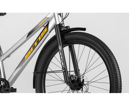 Велосипед SITIS ANY Regit 7SP 27,5" (2025, Grey-Orange-Black), Цвет: серый, Размер рамы: 17", изображение 8