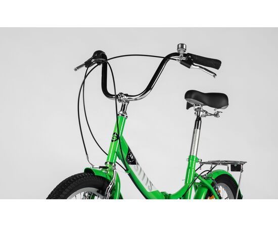 Велосипед SITIS POINT 7SP 20" (2025, Green-White-Black), Цвет: зелёный, Размер рамы: 10", изображение 6