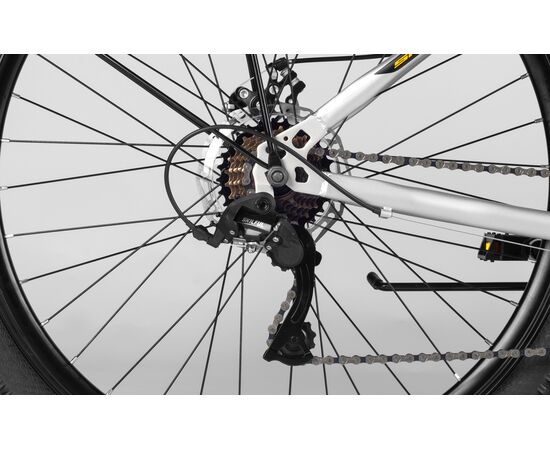 Велосипед SITIS ANY Regit 7SP 27,5" (2025, Grey-Orange-Black), Цвет: серый, Размер рамы: 17", изображение 11