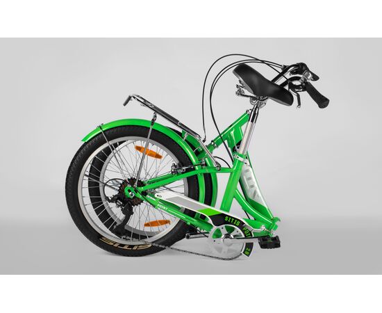 Велосипед SITIS POINT 7SP 20" (2025, Green-White-Black), Цвет: зелёный, Размер рамы: 10", изображение 12